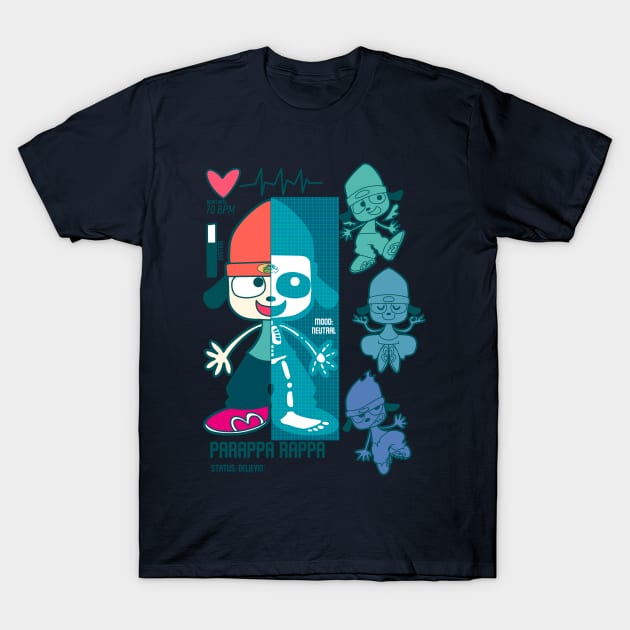 X-Ray parappa! T-Shirt by Xochibunsai